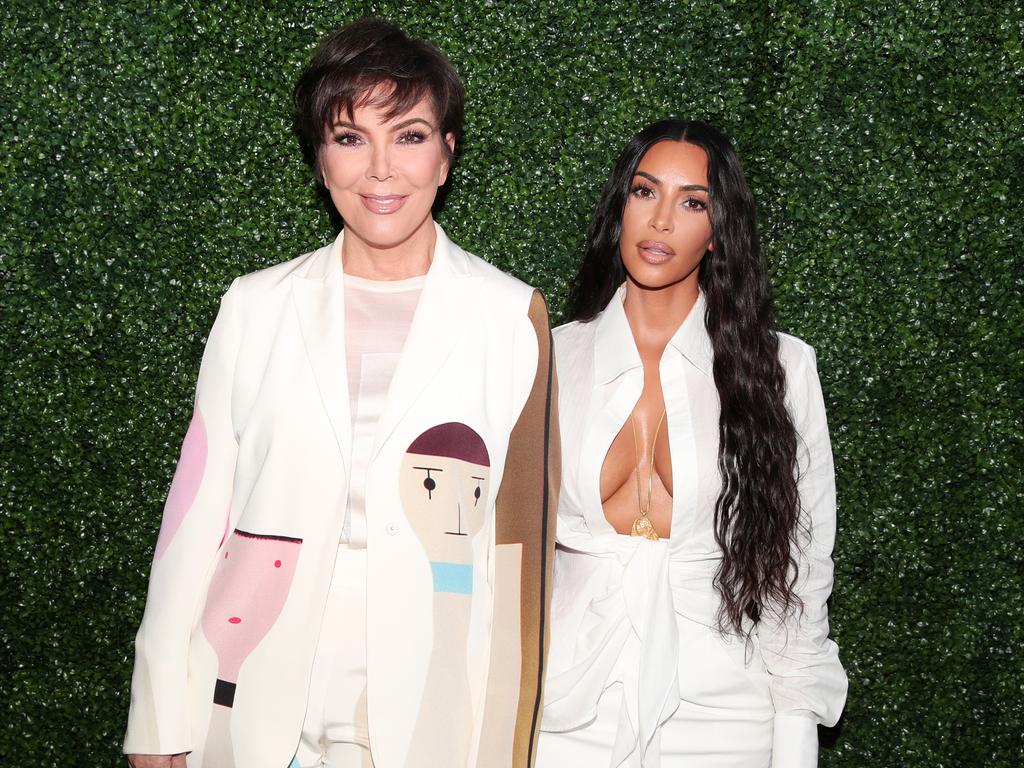 Kris and Kim have been caught up in Kanye’s latest tirade. Picture: Christopher Polk/Getty Images for The Business of Fashion