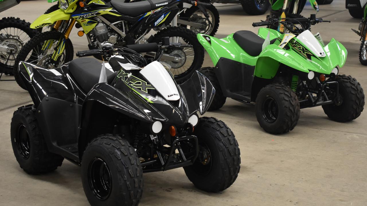 Some of the "toys" on show at Big Boys Toys Expo at Mackay Showgrounds 2021. Photo: Janessa Ekert and Tara Miko