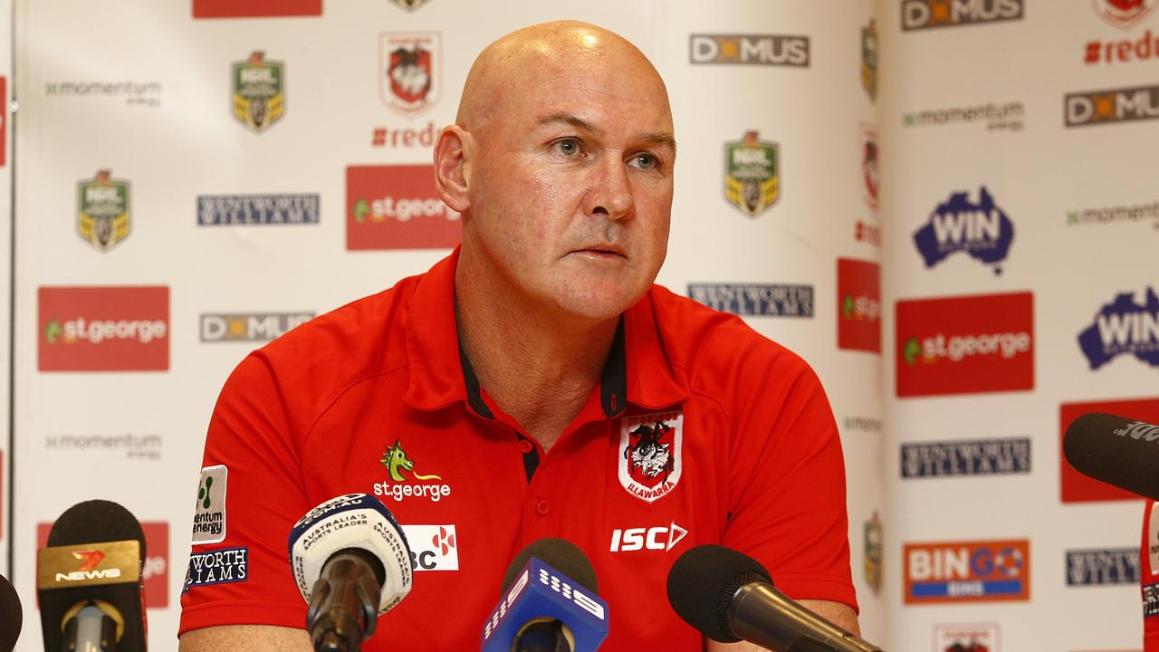 St George Illawarra Dragons coach Paul McGregor.