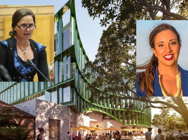 Councillors Sally Townley and Tegan Swan were behind the extraordinary meeting to find out more about the decision to dispose acid sulfate soils from the Cultural and Civic Space project in Queensland.