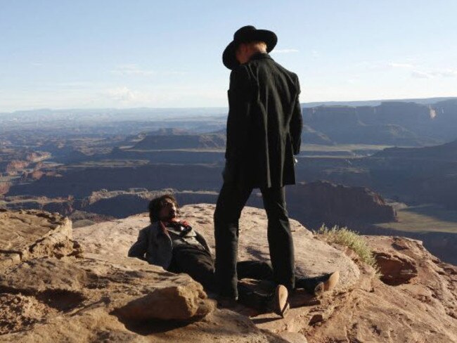 Ed Harris stars in Westworld as ‘The Man in Black’. Picture: HBO