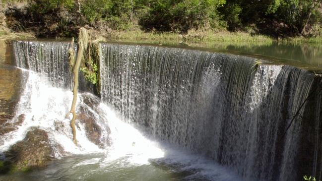 A file photo of Lavertys Gap Weir, water supply for Mullumbimby.