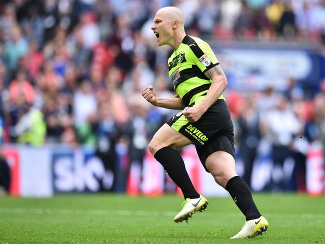 Huddersfield Town's Australian midfielder Aaron Mooy