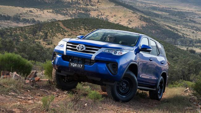 The Fortuner shares its underpinnings with the HiLux.