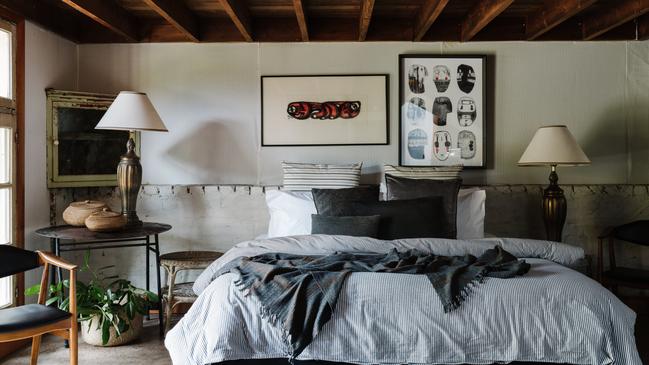 Guestroom at The Barn in Daylesford. Picture: Marnie Dawson