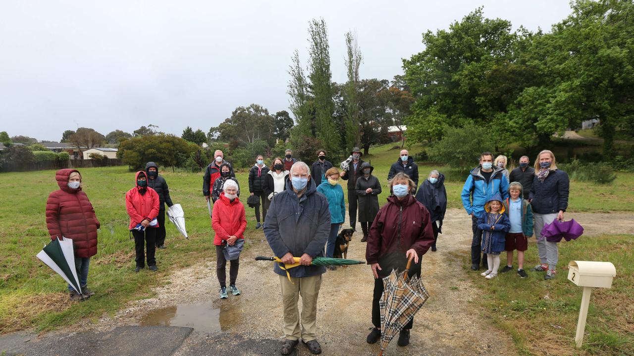 In 2021 Highton Residents railed against developer plans to build 33 houses and townhouses in “frog hollow”, a large tract of land at 2 Morven Court at the centre of about 19 properties. Picture: Peter Ristevski