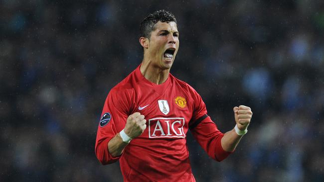 Manchester United's Cristiano Ronaldo.