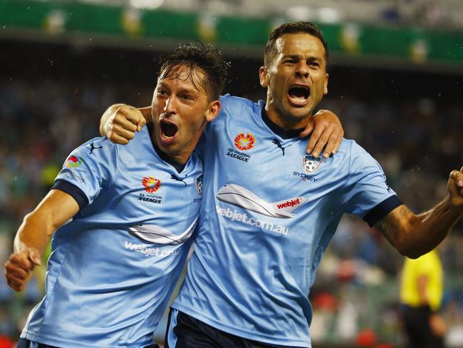 The goal that puts Sydney FC four points off a drought-breaking trophy.