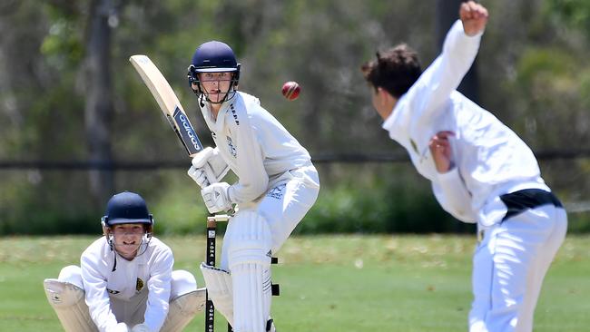 Action from the St Laurence's College v Iona clash. Picture, John Gass