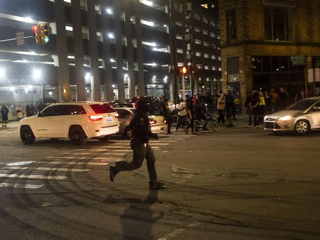 More than 1000 protesters gathered in Detroit, Michigan. Picture: Matthew Hatcher/Getty Images/AFP