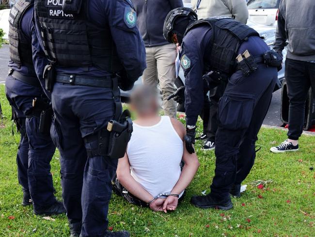 A 27-year-old man was arrested during the investigation. Picture: NSW Police