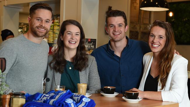 Neale Daniher's children (L-R) Luke, Loz, Ben and Bec on their father's fight with MND. Picture: Josie Hayden