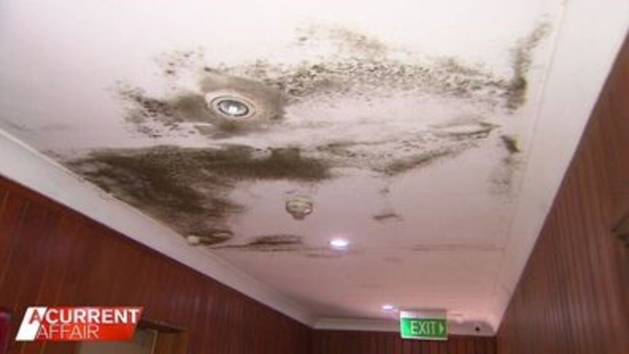 One visitor said the conditions in the beachside hotel made her feel ‘unsafe’. Picture: A Current Affair/Channel 9