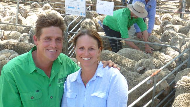 Michael and Jane Craig on their Tuloona property at Harrow in Victoria’s Western District.