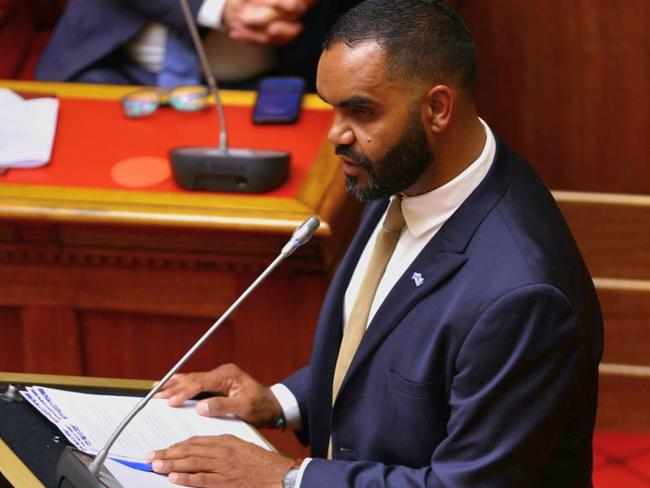 ADELAIDE, AUSTRALIA. NewsWire Photos. 27 NOVEMBER 2024. Presiding Member of the First Nations Voice to Parliament, Leeroy Bilney. South Australia’s First Nations Voice to Parliament will gave its inaugural address to the South Australian Parliament today. Picture: NewsWire/ Ben Clark