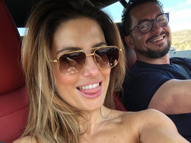 Ada Nicodemou and partner Adam Rigby. Picture: @adanicodemou/Instagram