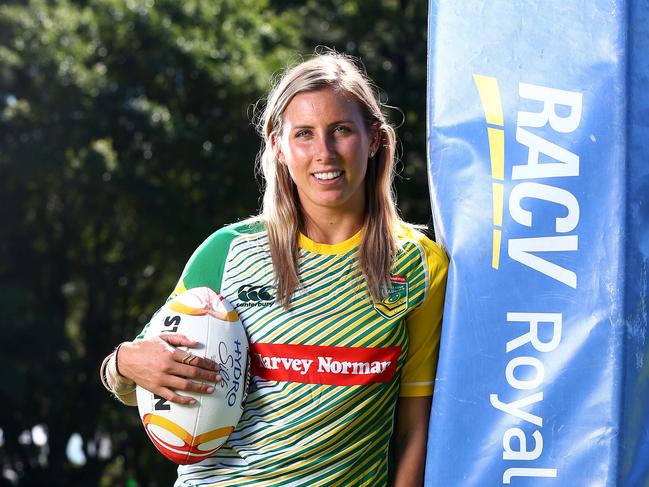 ATTENTION CONTACT THE COURIER-MAIL SPORT DEPARTMENT BEFORE USE.... Sam Bremner and the Jillaroos are in camp ahead of their Test match against the Kiwi Ferns. Pics Adam Head