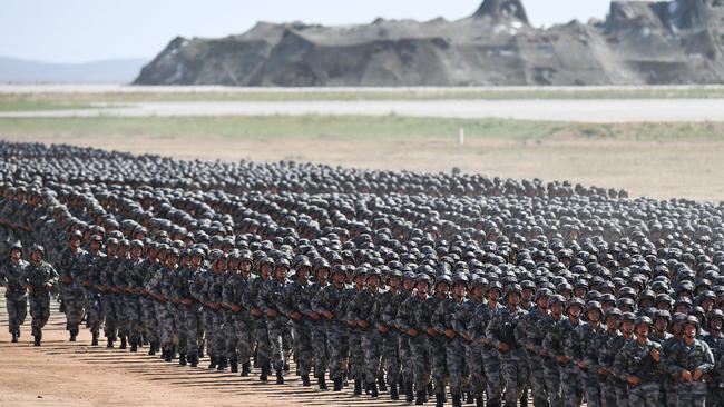 China parades terrifying military weapons: Stealth jets, nuclear ...