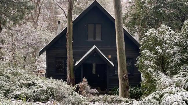 Opening out onto the bush, the Blue Mountains World Heritage National Park is literally at your doorstep. Picture: Airbnb