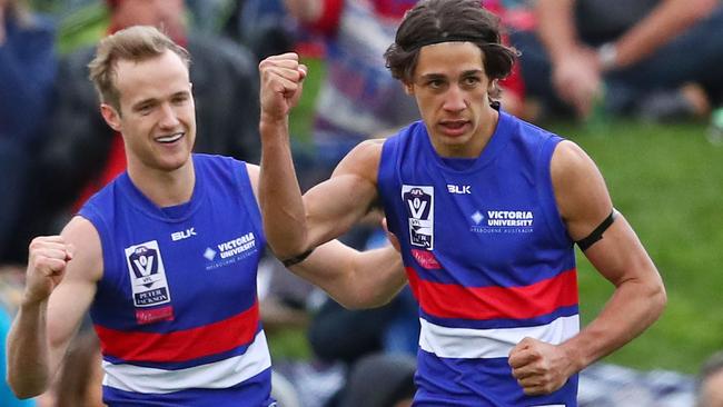 Ben Long was a star in Footscray’s run to the VFL premiership.