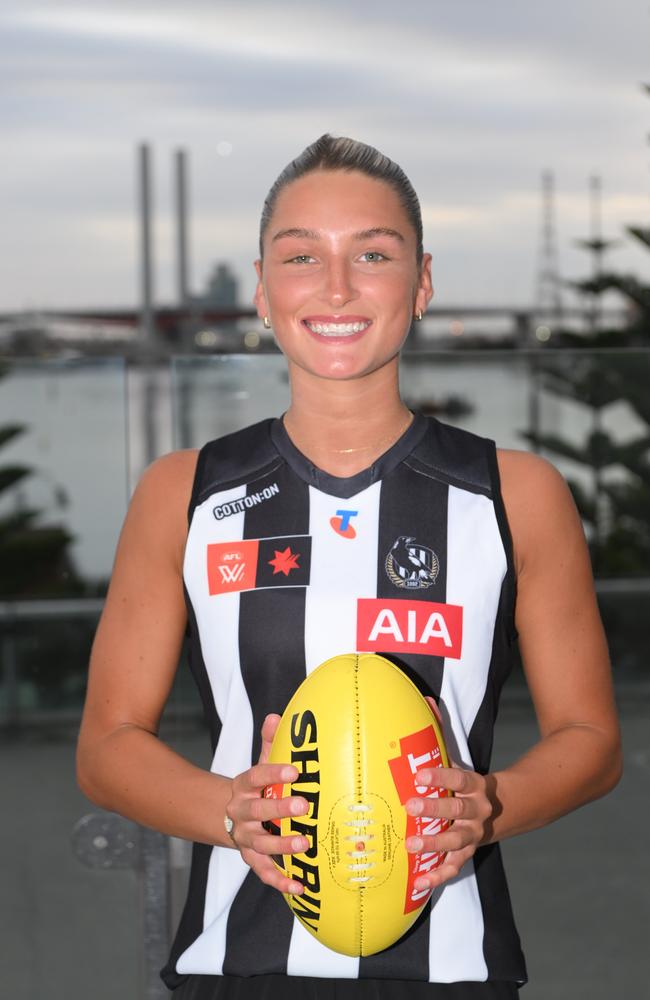 Ash Centra will be playing at Collingwood from 2025. Picture: Tony Gough