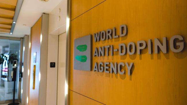 (FILES) The offices of the World Anti-Doping Agency in Montreal, on November 11, 2021. The World Anti-Doping Agency (WADA) said February 13, 2024 it has referred Nigeria and Venezuela to the Court of Arbitration for Sport over alleged non-compliance of their anti-doping agencies with WADA rules. (Photo by Andrej Ivanov / AFP)