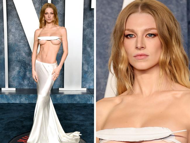 Hunter Schafer at the Vanity Fair Oscar party.