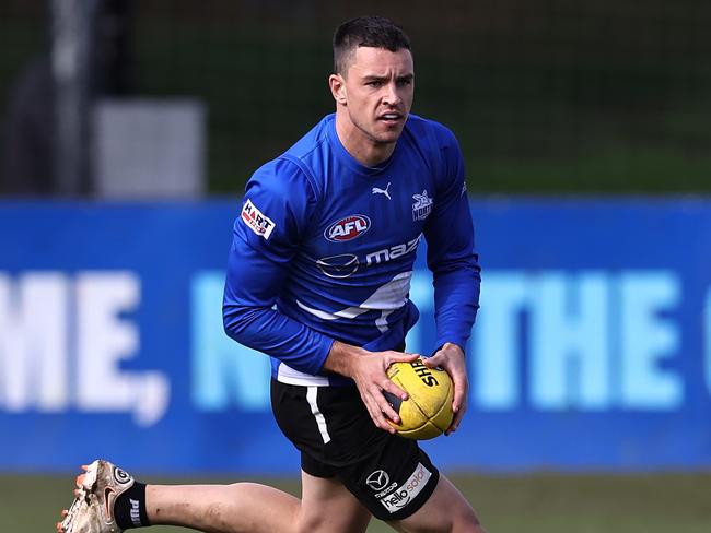 Luke Davies-Uniacke had an off day against the Blues. Picture: Michael Klein