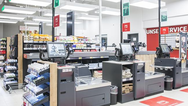 Some self serve checkouts. Picture: Supplied