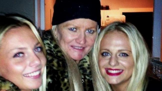 Julie with daughters Morgan and Remy. Picture: Channel 9