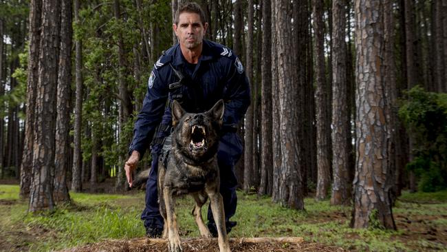 Crooks would be fortunate not to cross paths with Senior Constable Nick Donald and PD Hondo. Picture: Jerad Williams