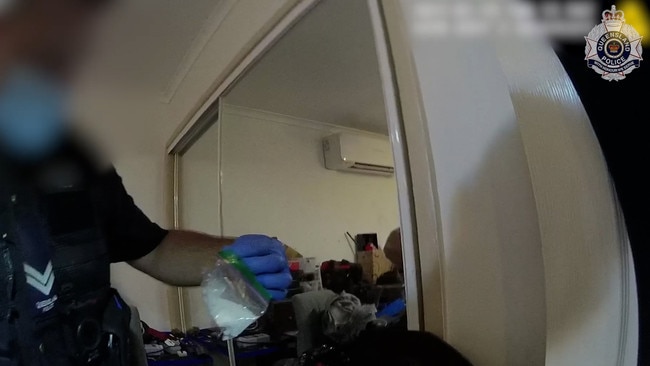 Police have charged a man after allegedly finding meth, cocaine and other drugs in a raid in Rochedale South. Picture: Queensland Police