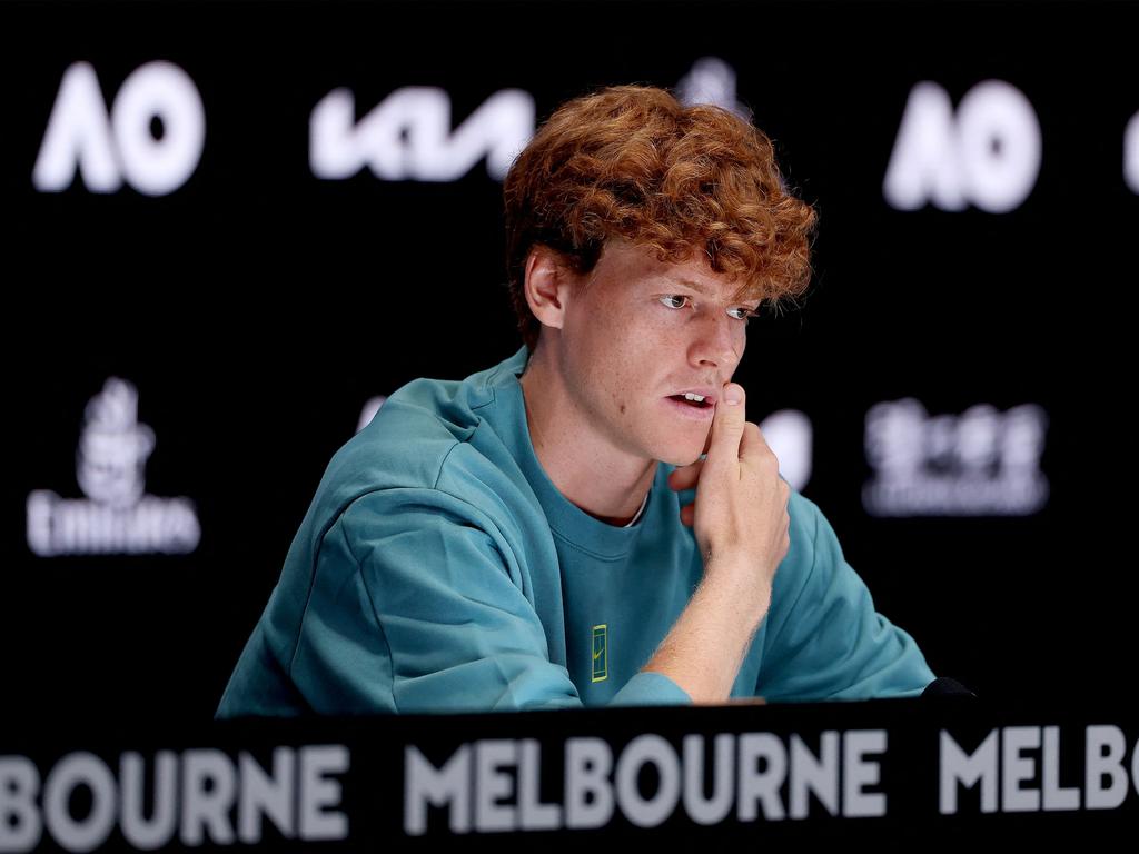 Defending Australian Open champion Jannik Sinner has refused to respond to Nick Kyrgios’ criticism, adamant that he has done nothing wrong. Picture: AFP