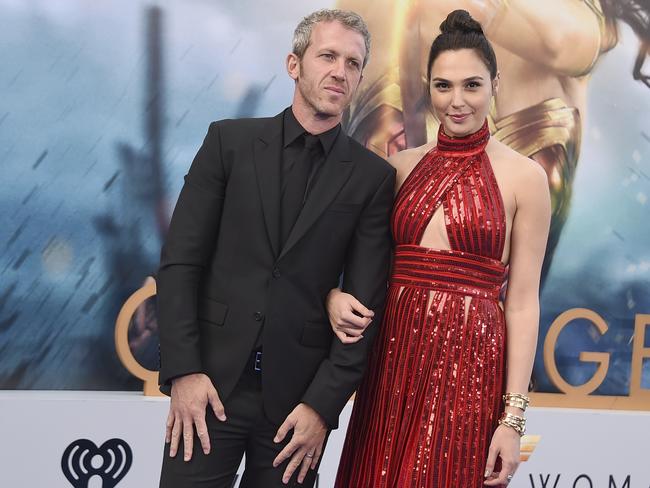 Gal Gadot and her husband Yaron Versano at the world premiere of "Wonder Woman" on May 25, 2017. Picture: Jordan Strauss/Invision/AP