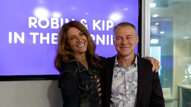 Robin Bailey revealed her new beau Olivier on-air. Picture: ARN