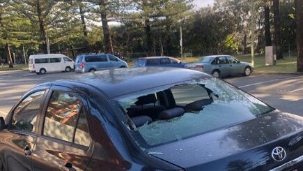 Police have arrested a Miami man aged in his 40s after 40 cars were vandalised at Burleigh Heads. Picture: Supplied