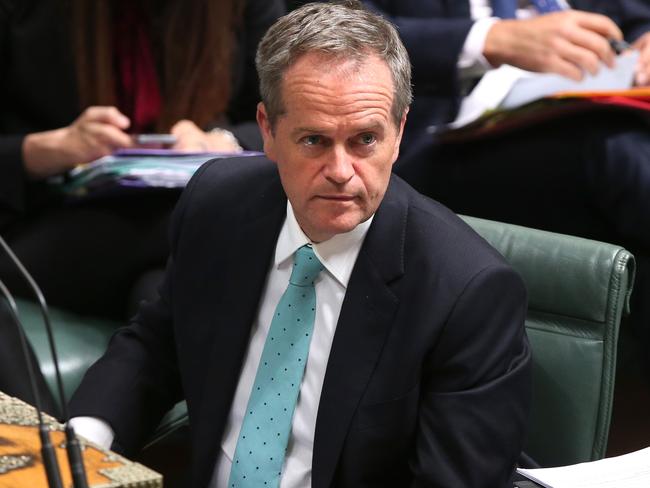 Howard labelled Opposition Leader Bill Shorten as ‘out of touch with middle Australia’. Picture: Kym Smith