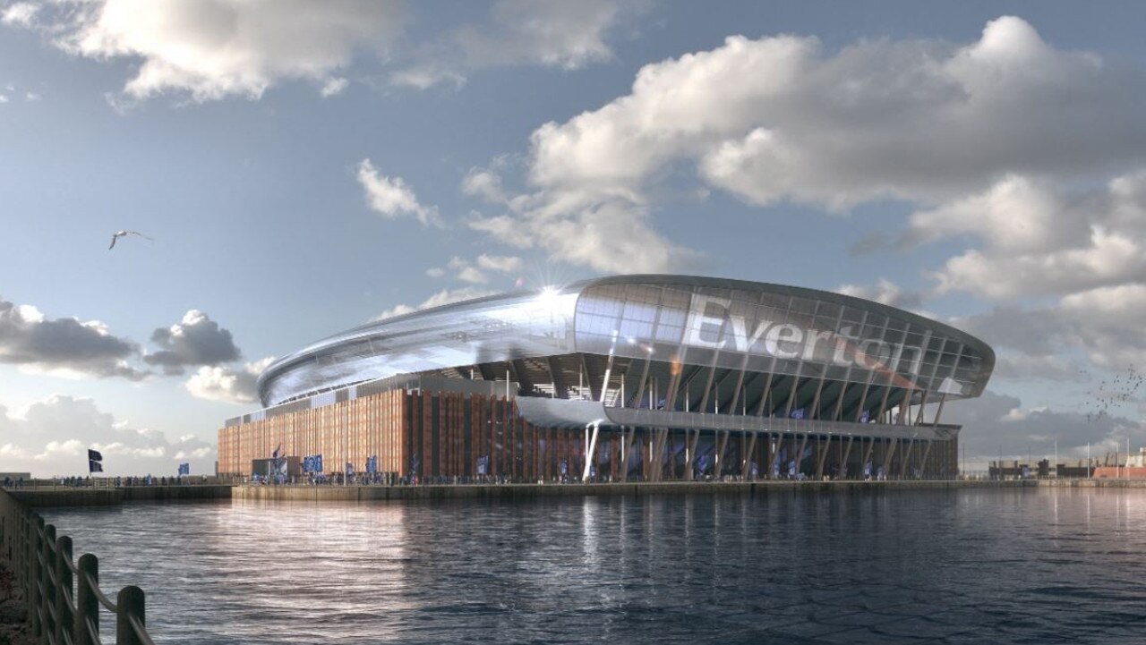 Everton's new A$900m waterfront stadium.