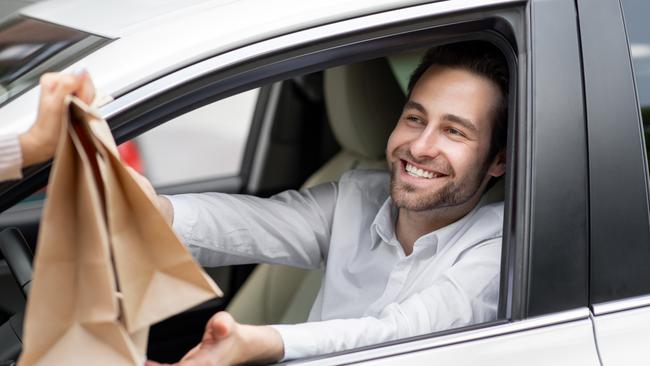 Delivering groceries or take away food. Picture: iStock