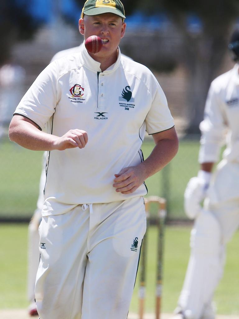 Joel Davies in the field for South Barwon. Picture: Mark Wilson