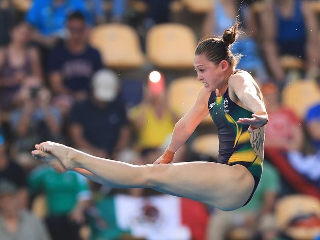 Rio Olympics 2016. The Women's Preliminary 10m Platform Diving at Maria Lenk Aquatic Centre, Olymic Park Rio de Janeiro, Brazil. Australia's Melissa Wu. Picture: Alex Coppel