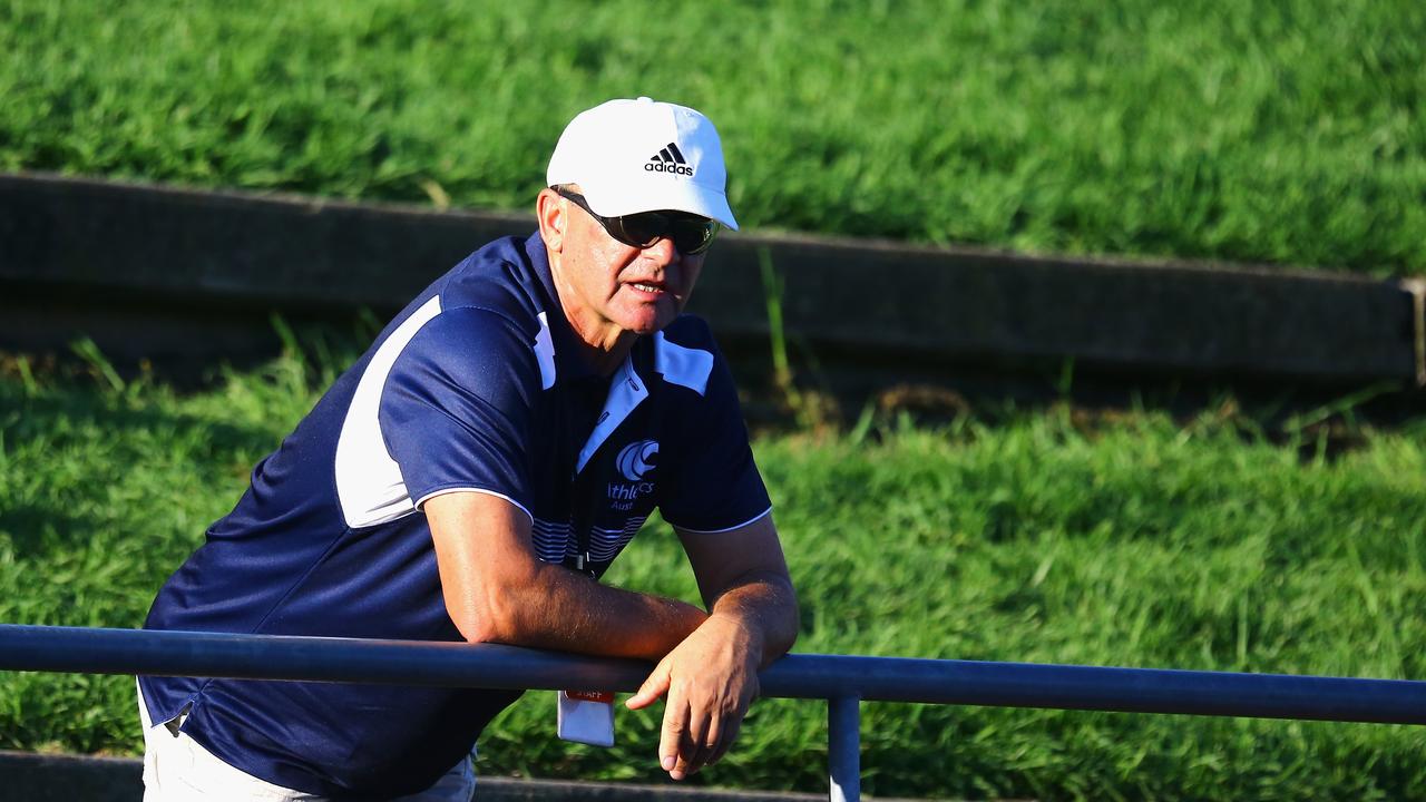 Alex Parnov looks on during the Australian Athletics Sydney Grand Prix in 2018.