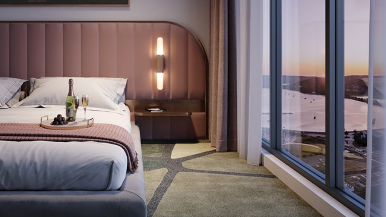 <h2>Voco Gosford, NSW, opening in early 2025</h2><p>The rapid evolution of the NSW Central Coast continues apace with the seventh Australasian Voco. Each of the 130 rooms will feature the brand's signature cool aesthetic - think panelled headboards, brass light fittings - and water views. The rooftop bar on level 28 is a major drawcard as is the restaurant under the control of Dany Karam who did time on the line at the award-winning Black Bar and Grill in Sydney's Pyrmont.</p>