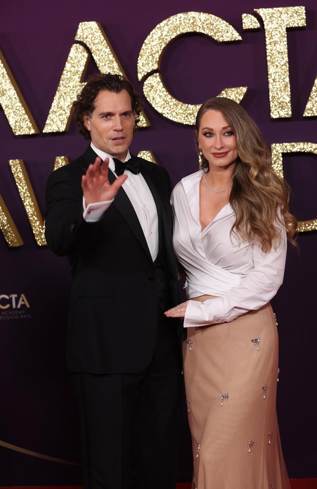 Henry Cavill on the red carpet at the Australian Academy of Cinema and Television Arts (AACTA) awards at the Home of the Arts on the Gold Coast, Friday, February 7, 2025. Picture: Annette Dew.