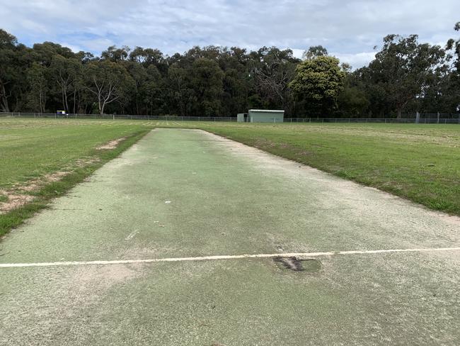 The pitch at RM Hooper Oval.