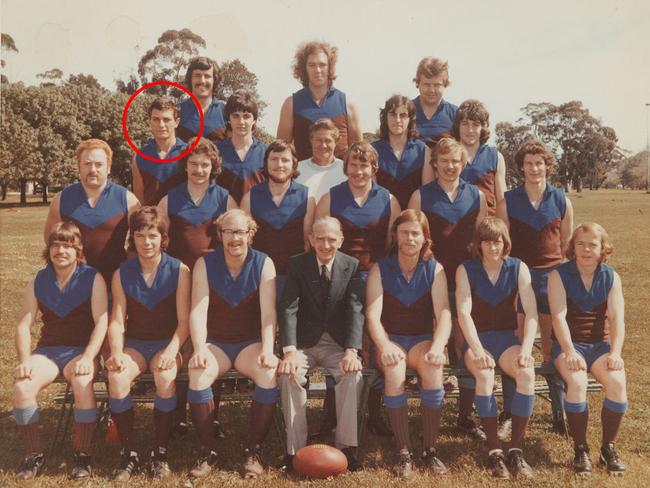 John Schulz in the 1976 Kenilworth B Grade team. Picture: Supplied