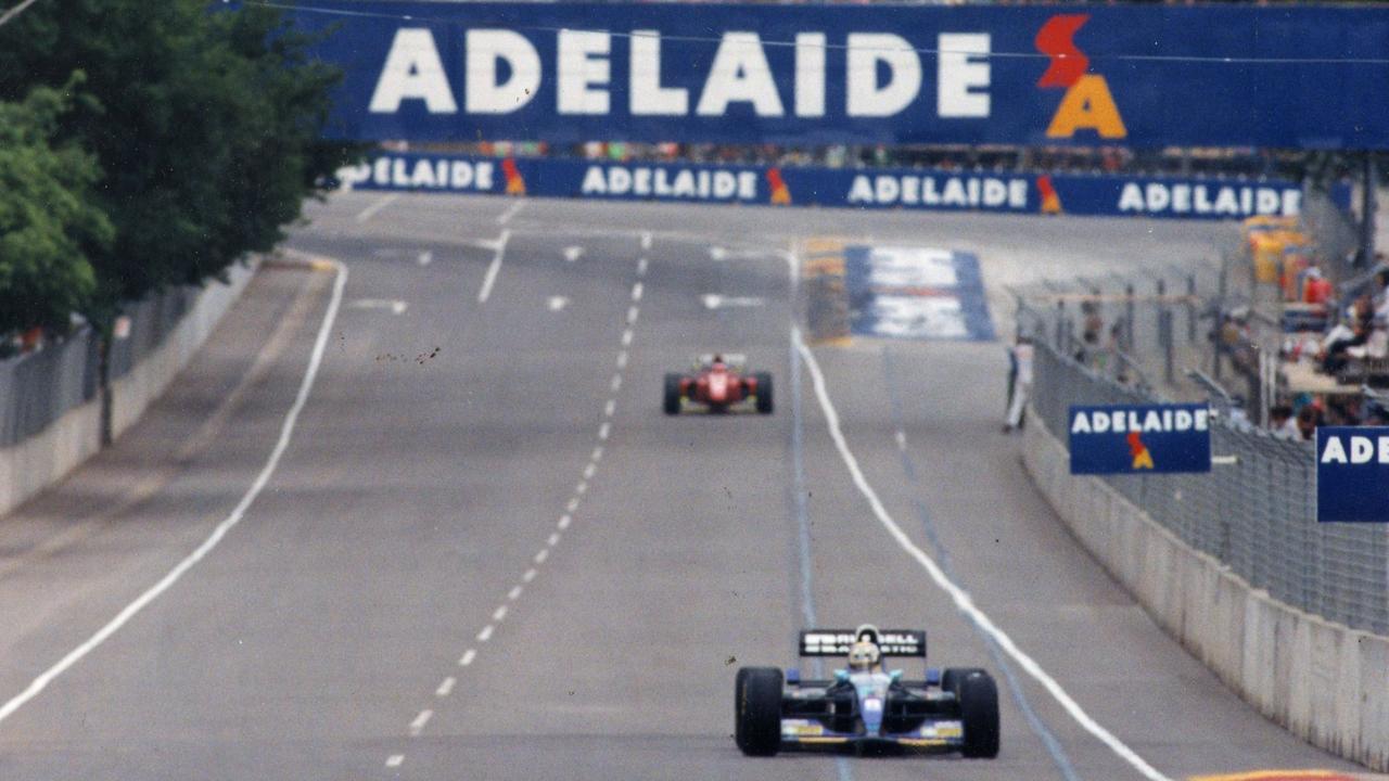 The Australian Formula One F1 Grand Prix in Adelaide in November 1994.