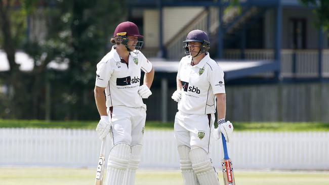 Action from the match between South Brisbane and Ipswich in Fairfield. Picture: Tertius Pickard