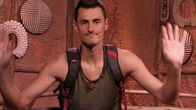 Channel 10 have confirmed the ‘door is always open’ for Bernard Tomic to return to the I’m A Celebrity jungle. Picture: Channel 10