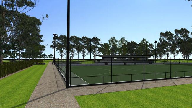 Park 17 hockey plan. Source: Adelaide City Council